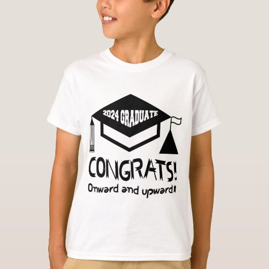 T-shirt Félicitations, diplômé 2024 ! (Devant)