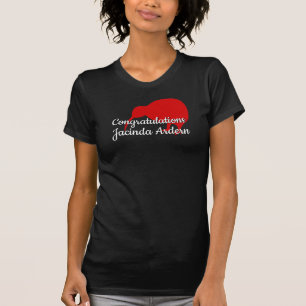 T-shirt Félicitations Jacinda Ardern Custom Text Kiwi