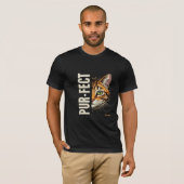 T-shirt Félin parfait (Devant entier)