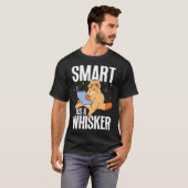 T-shirt Feline Cat Smart en Whisker (Devant entier)