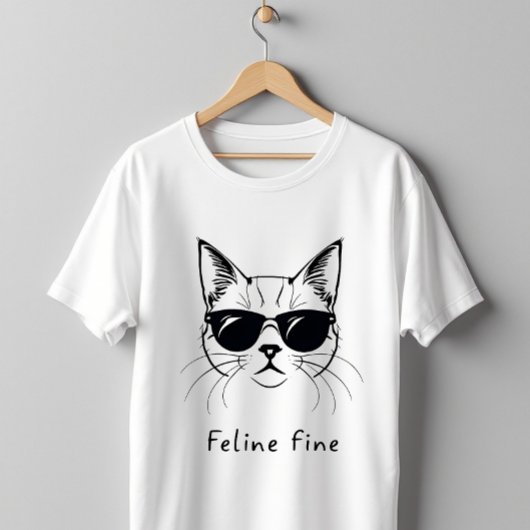 T-shirt Feline fin