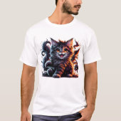 T-shirt Feline Frenzy : Une expression sauvage de chats (Devant)