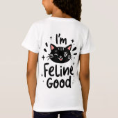 T-Shirt Feline Good Funny Chat (Dos)