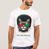T-shirt Feline Gratuit depuis 1865 - JunetDix Cat Art (Devant)