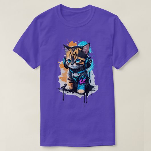 T-shirt Feline Groove Vector Abstrait Conception d'un kit  (Design devant)