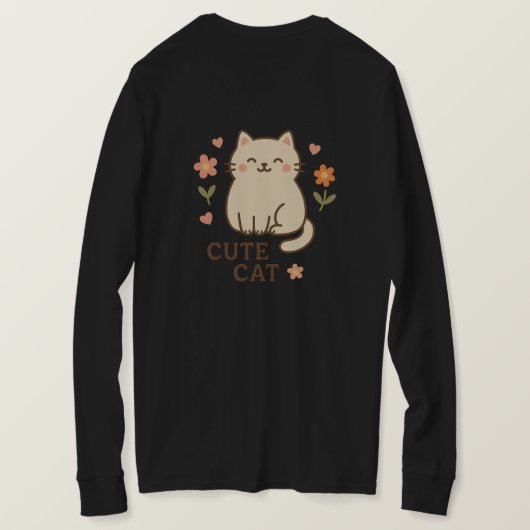 T-shirt Feline in Bloom (Design dos)