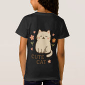 T-Shirt Feline in Bloom (Dos)