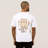 T-shirt Feline in Bloom (Dos entier)