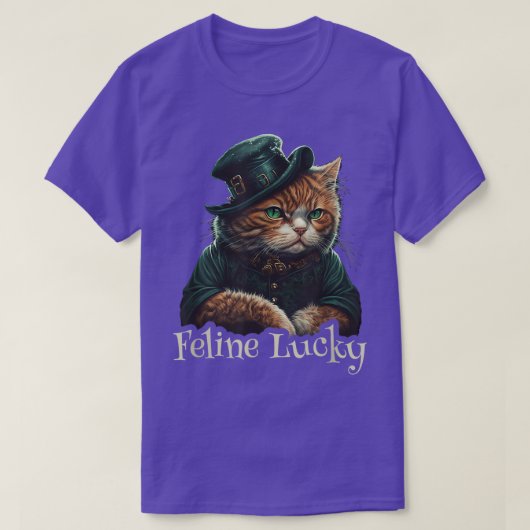 T-shirt Feline Lucky St (Design devant)