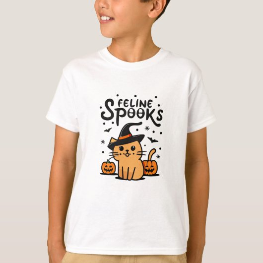 T-shirt Feline Spooks (Devant)