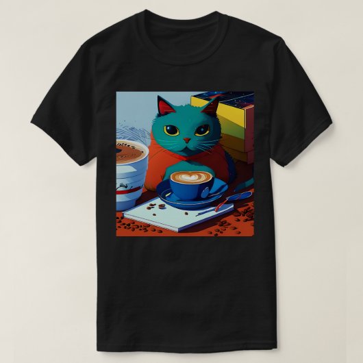 T-shirt FelineFueled Art 19 (Design devant)