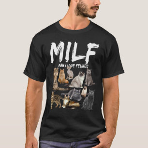 T-shirt Felines Chat Vintage 1