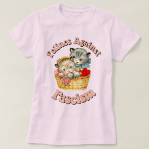 T-shirt Felines contre le fascisme