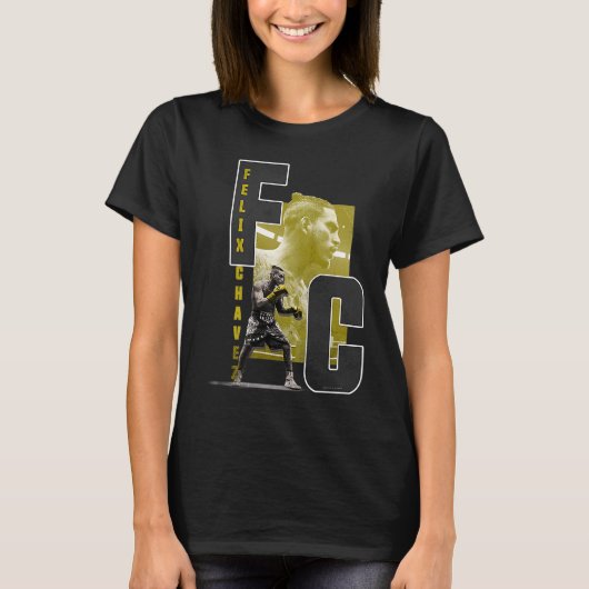 T-shirt Felix Chavez FC jaune (Devant)