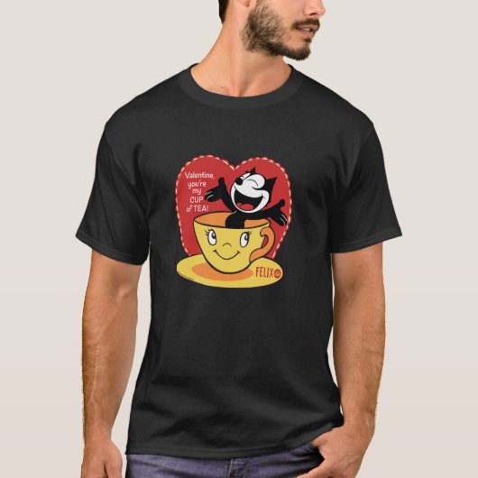 T-shirt Félix Le Chat Ma Coupe De Thé (Devant)