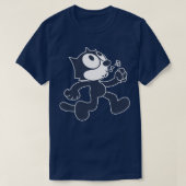 T-shirt Felix le chat propre transparent (Design devant)