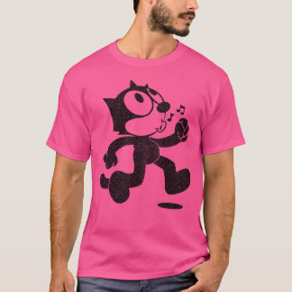 T-shirt Felix Le Chat Retro Faded