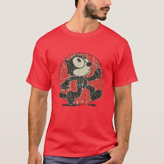 T-shirt Felix The Cat Keep Walking (Devant)