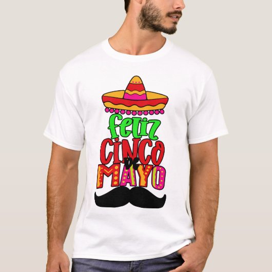 T-SHIRT FELIZ CINCO DE MAYO (Devant)
