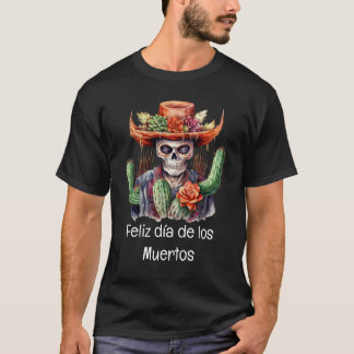 T-shirt Feliz día de los Muertos