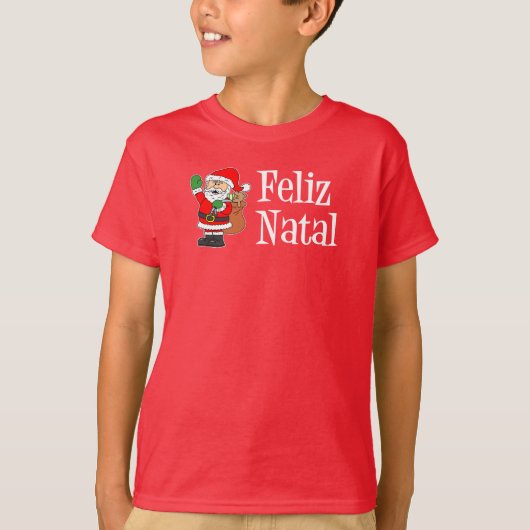 T-shirt Feliz Natal Père Noël (Devant)