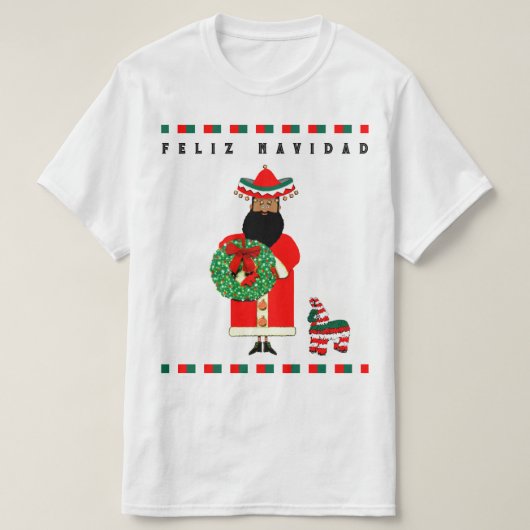 T-shirt Feliz Navidad (Design devant)