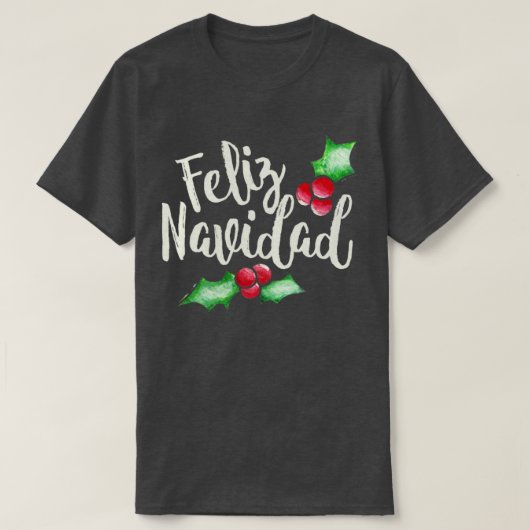 T-shirt Feliz Navidad (Design devant)
