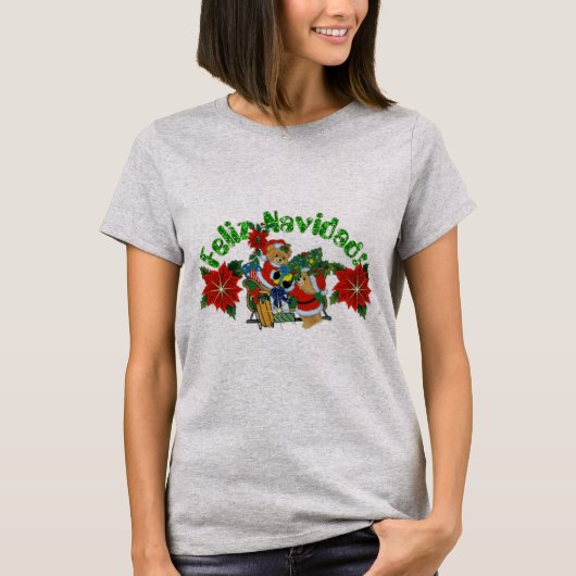 T-shirt Feliz Navidad Bears (Devant)