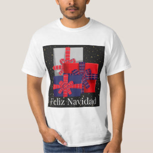 T-shirt Feliz Navidad, décoration cadeau de Noël