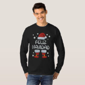 T-shirt Feliz Navidad Espagne Noël Père Noël Joyeux Noël S (Devant entier)
