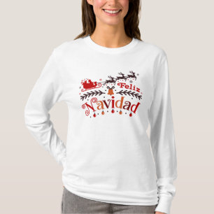 T-shirt Feliz Navidad Père Noël