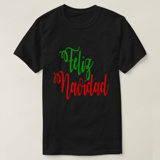 T-shirt Feliz Navidad Spanish Merry Christmas 2021 Funny F (Design devant)