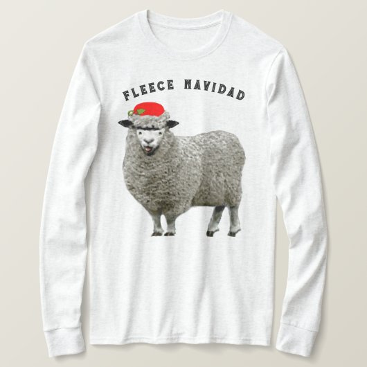 T-shirt Feliz Navidad Vacances de Noël (Design devant)