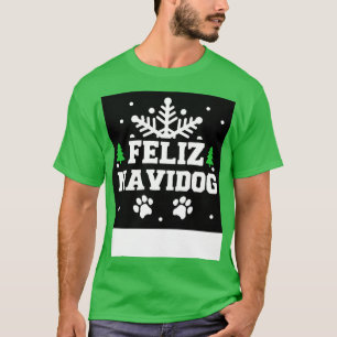 T-shirt Feliz Navidog