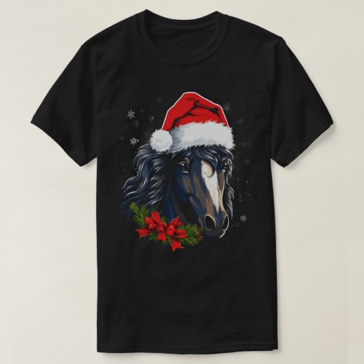 T-shirt Fell Pony Horse Noël (Design devant)