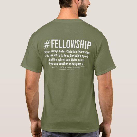 T-shirt #Fellowship (Dos)