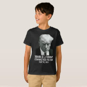 T-shirt Felon Donald Trump Coupable De Le Verrouiller Dans (Devant entier)