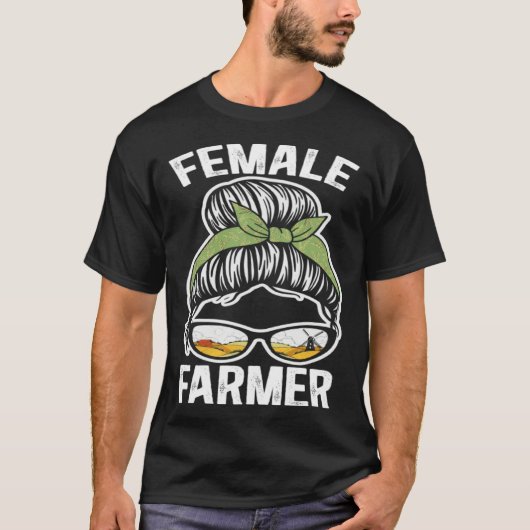T-shirt Female Farmers Support The Future Country Farming (Devant)