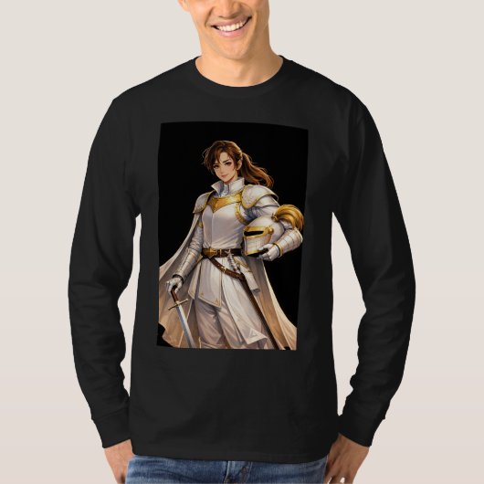 T-shirt Female fencer (Devant)