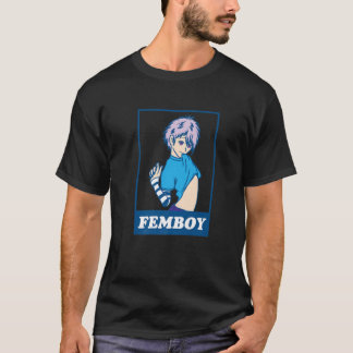 T-shirt Femboy Anime Boy Gay Crosshabillage esthétique Yao