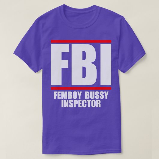 T-shirt Femboy Bussy Inspecteur (Design devant)