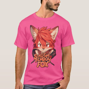 T-shirt Femboy Fox délicat Fandom Artist Merch