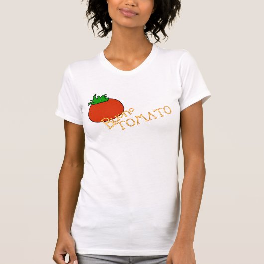 T-shirt femelle 2 de tomate d'APH Buono (Devant)