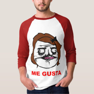 T-shirt Femelle Brown je visage comique Meme de rage de