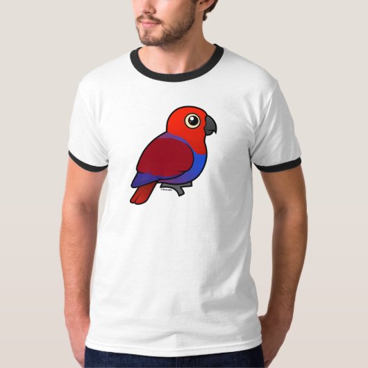 T-shirt Femelle de perroquet d'Eclectus (Devant)