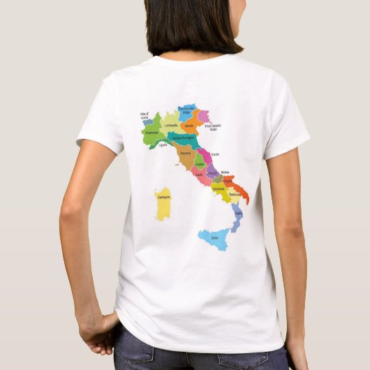 T-shirt (femelle) de Sono Arrivata (Dos)