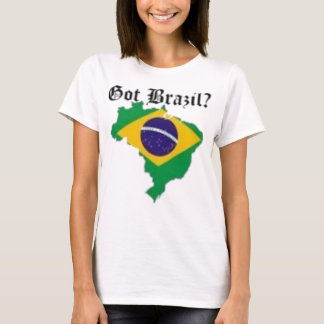 T-shirt femelle du Brésil (passé le Brésil)