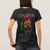 T-shirt femelle d'Unipug (noir) (Dos)