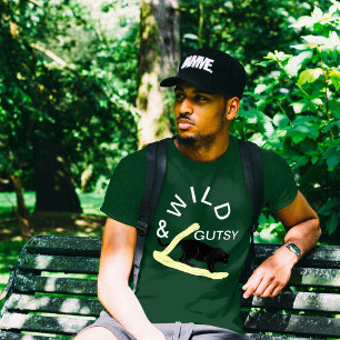 T-shirt Femelle Sauvage Et Gutsy Homme Classy Élégant Anim