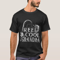 Femen Reel Cool Grand-mère Pêche Vintage Retro Mot